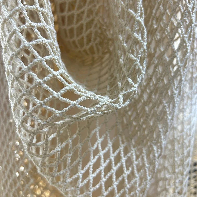 Crystal Mesh Fabric - الصيد صافي النسيج القطن الكتان شبكة