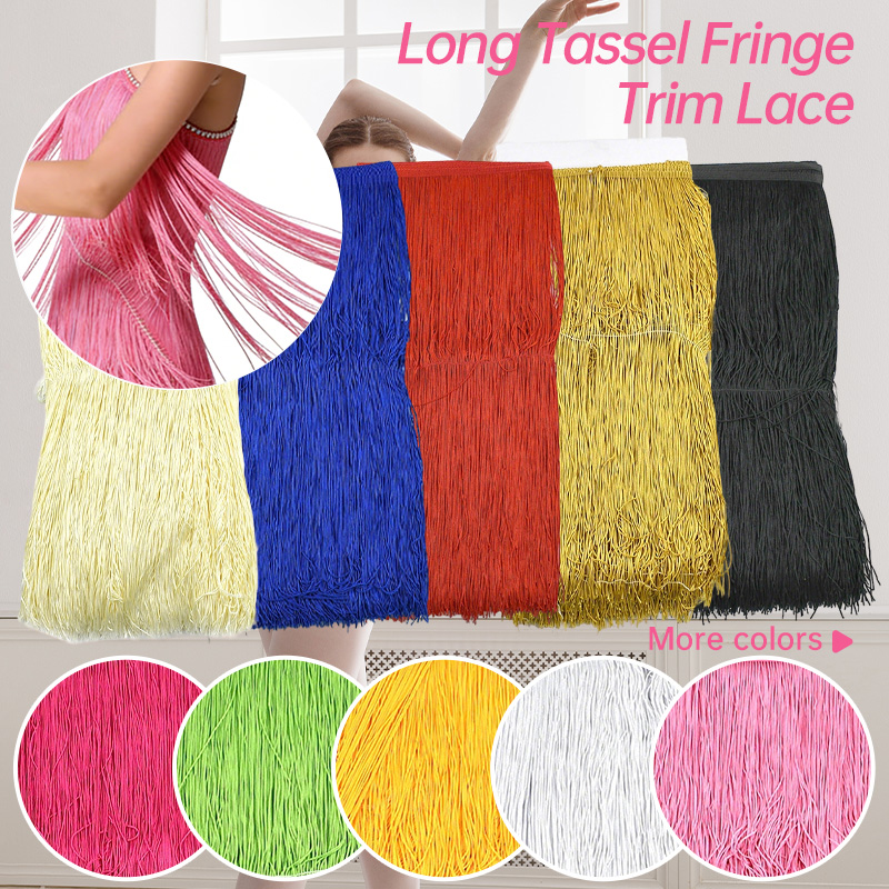 Fringe Ribbon Sewing - شرائط شراشيب بطول 1-5 أمتار و50