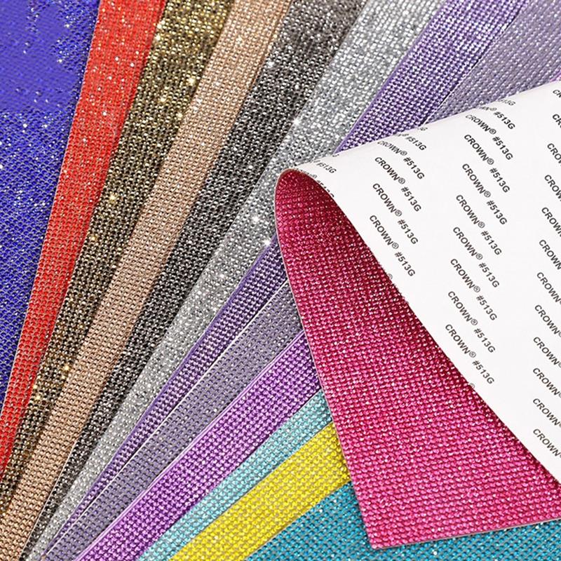 12x20 سنتيمتر ذاتية اللصق حجر  - مراجعة Hotfix Rhinestone Sheet وسعره